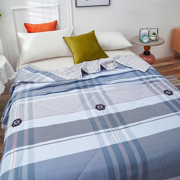 91家纺网 家纺一手货源 找家纺 铺尚美家纺 2026新款双面全棉羽丝空调被夏凉被单夏被 自由品格