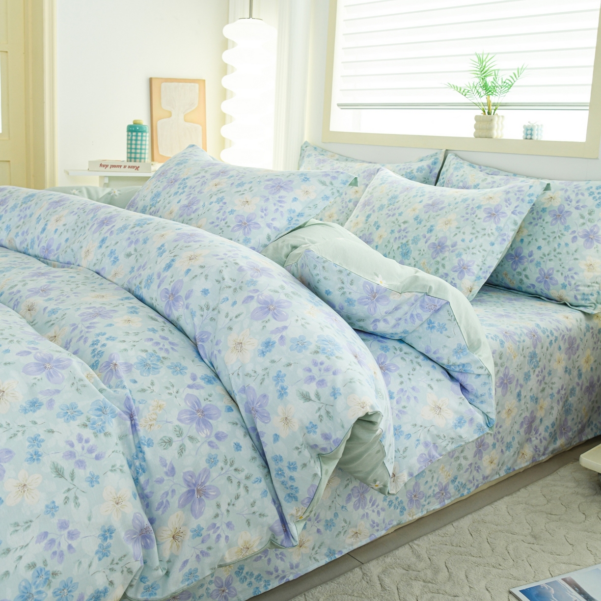 91家纺网 家纺一手货源 找家纺 （总）缘舒家纺 2026新款全棉纯棉印花四件套