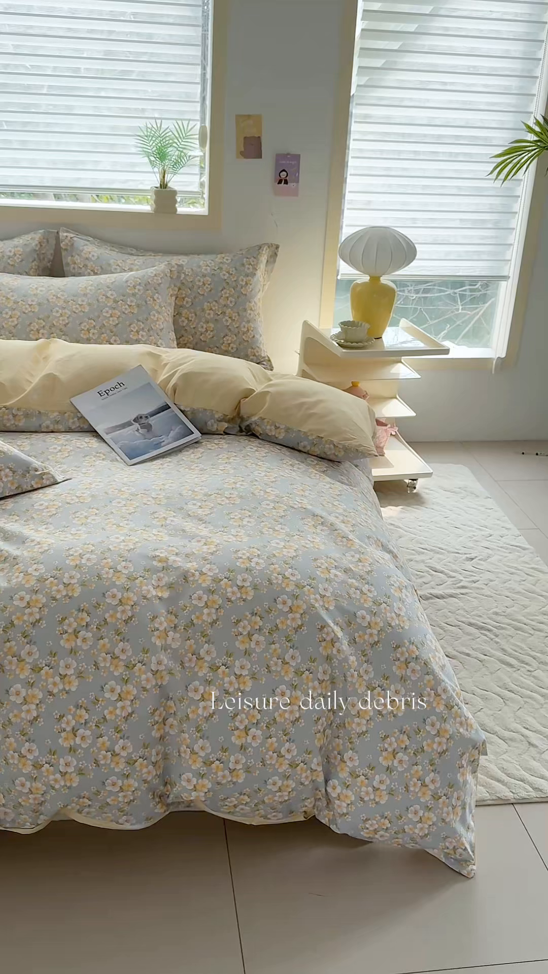 91家纺网 家纺一手货源 找家纺 缘舒家纺 2026新款全棉纯棉印花四件套 繁花