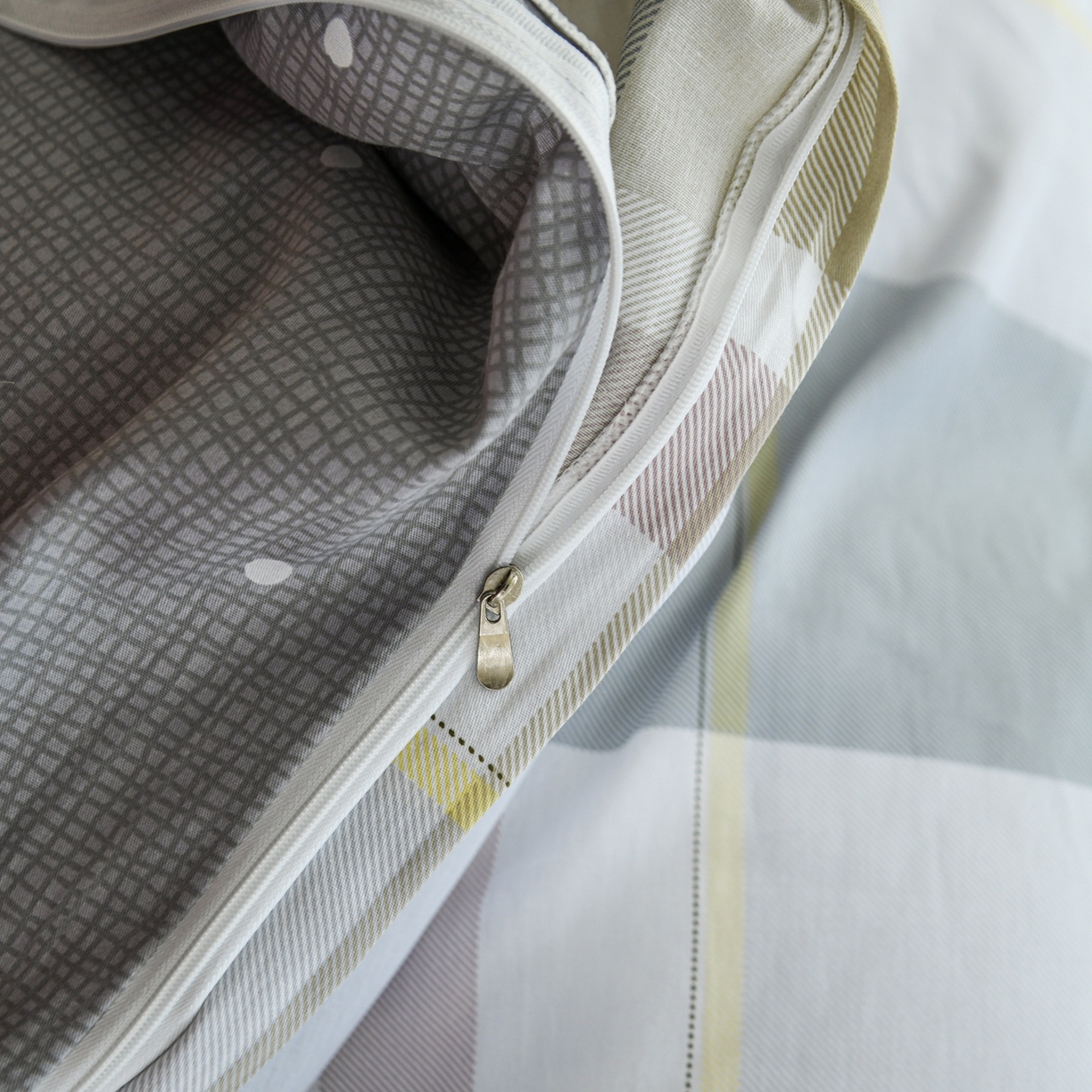 91家纺网 家纺一手货源 找家纺 缘舒家纺 2026新款全棉纯棉印花四件套 格韵