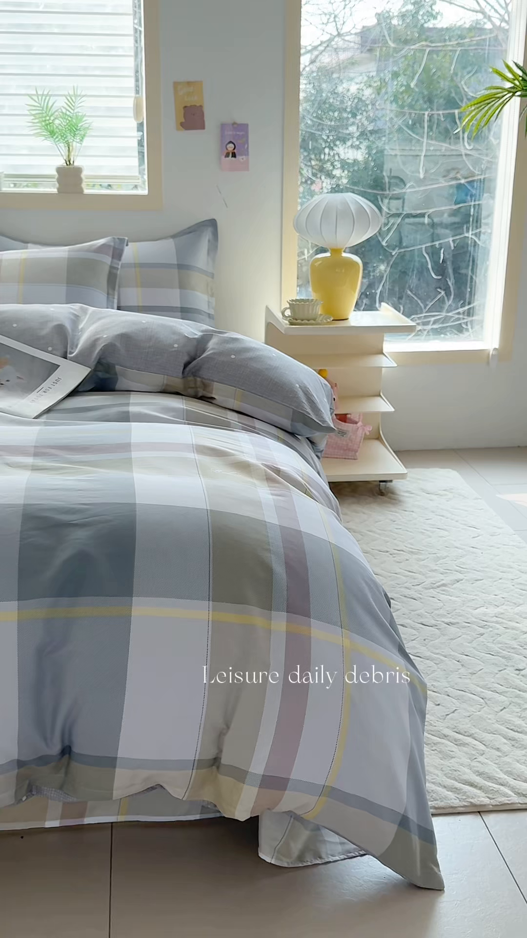 91家纺网 家纺一手货源 找家纺 缘舒家纺 2026新款全棉纯棉印花四件套 格韵