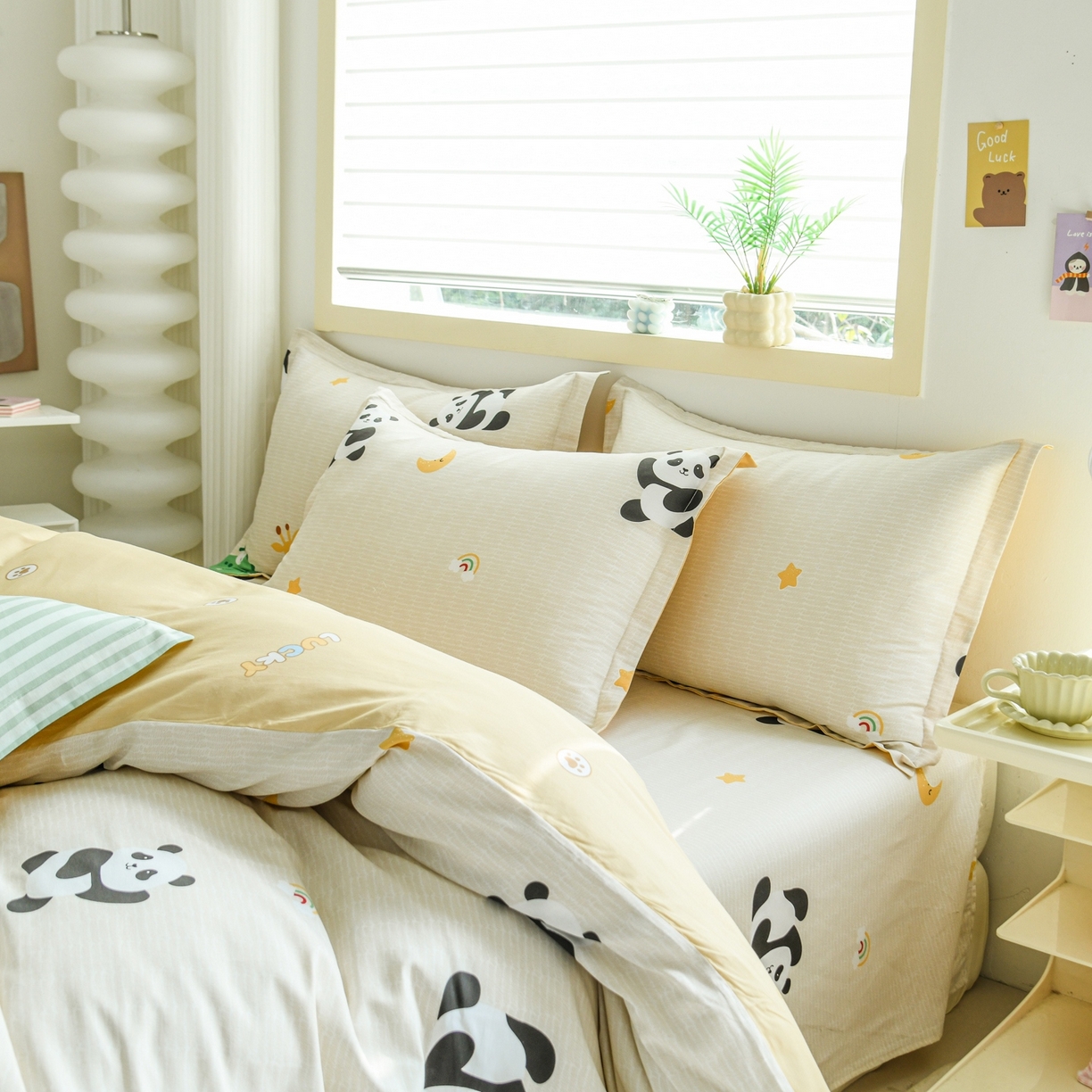 91家纺网 家纺一手货源 找家纺 缘舒家纺 2026新款全棉纯棉印花四件套 萌宠乐园