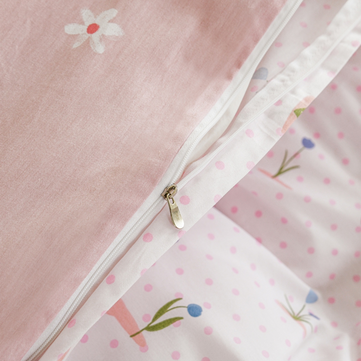 91家纺网 家纺一手货源 找家纺 缘舒家纺 2026新款全棉纯棉印花四件套 软萌芽芽