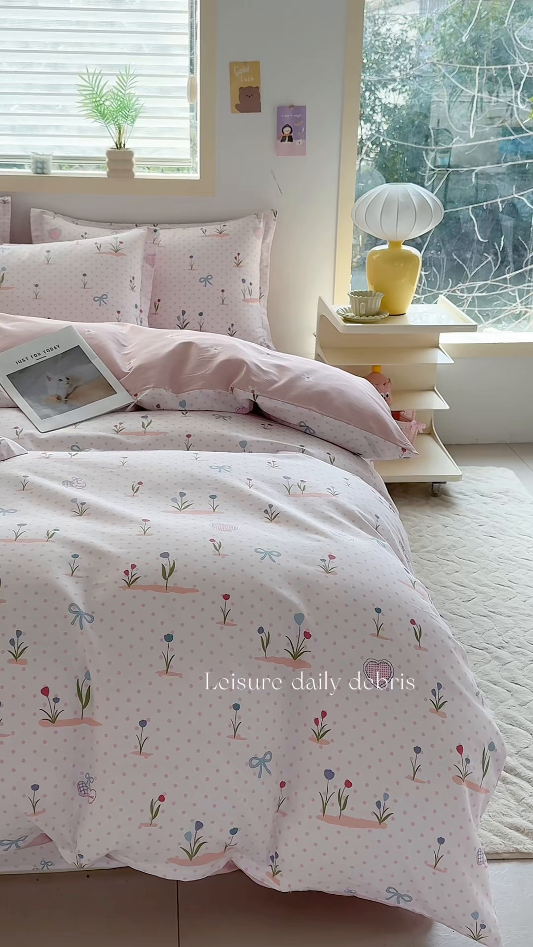 91家纺网 家纺一手货源 找家纺 缘舒家纺 2026新款全棉纯棉印花四件套 软萌芽芽