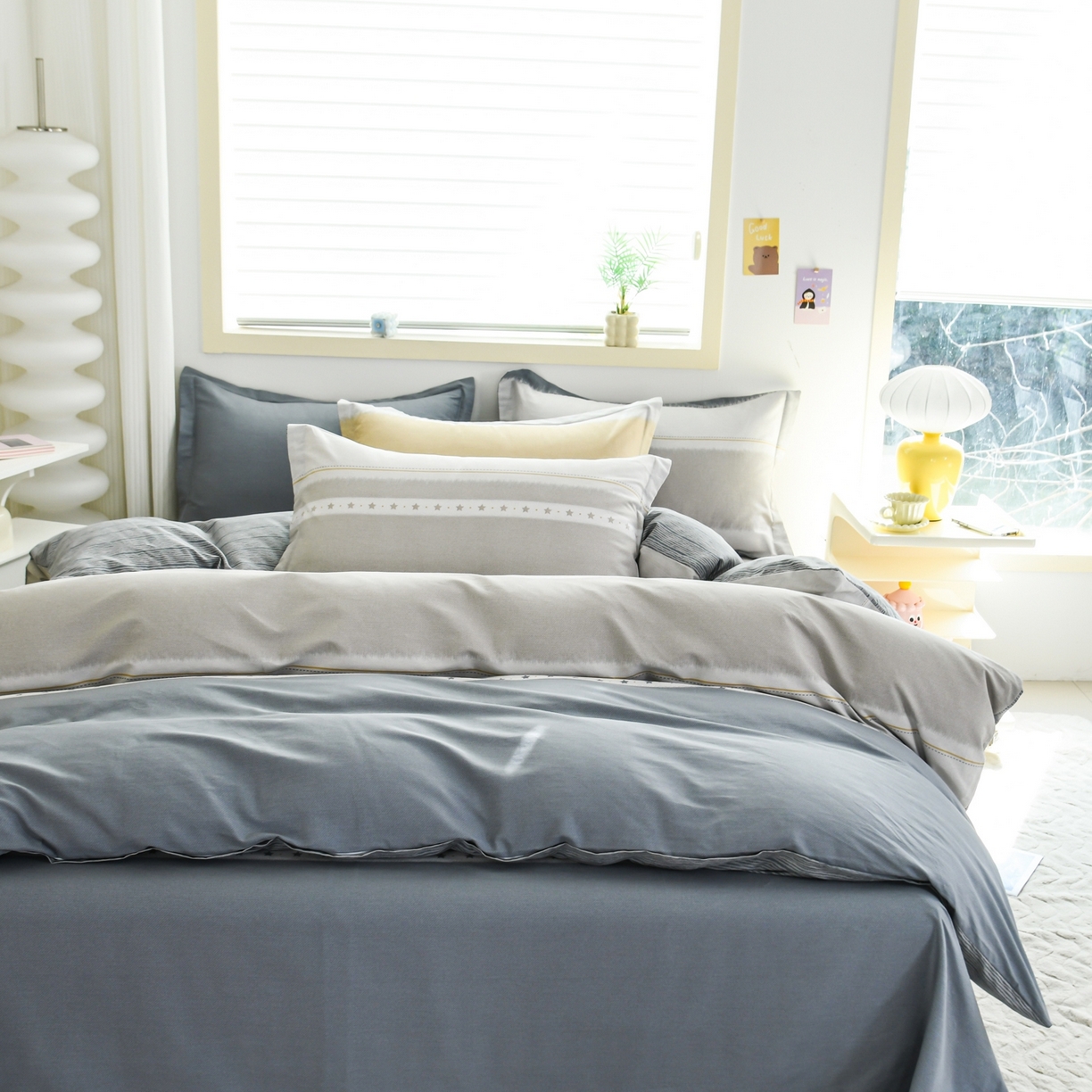 91家纺网 家纺一手货源 找家纺 缘舒家纺 2026新款全棉纯棉印花四件套 星辰大海