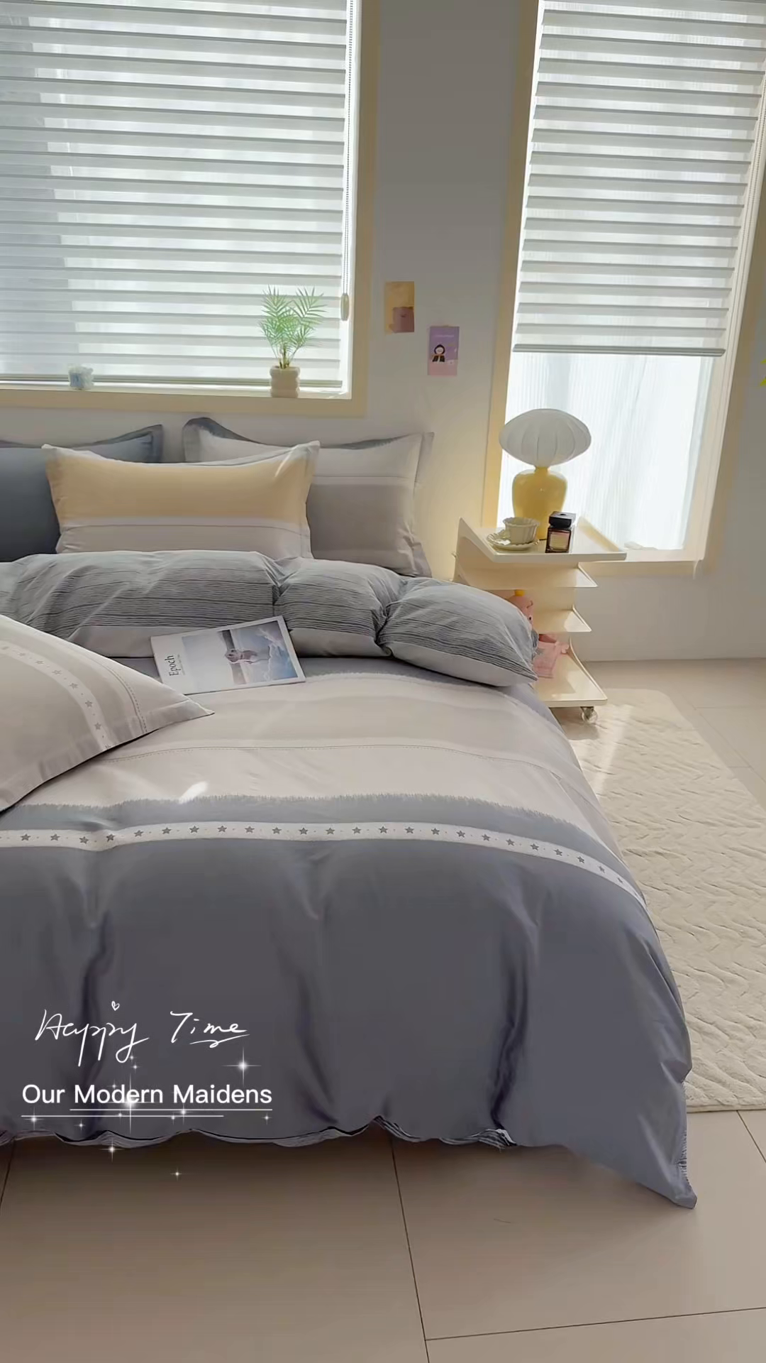 91家纺网 家纺一手货源 找家纺 缘舒家纺 2026新款全棉纯棉印花四件套 星辰大海