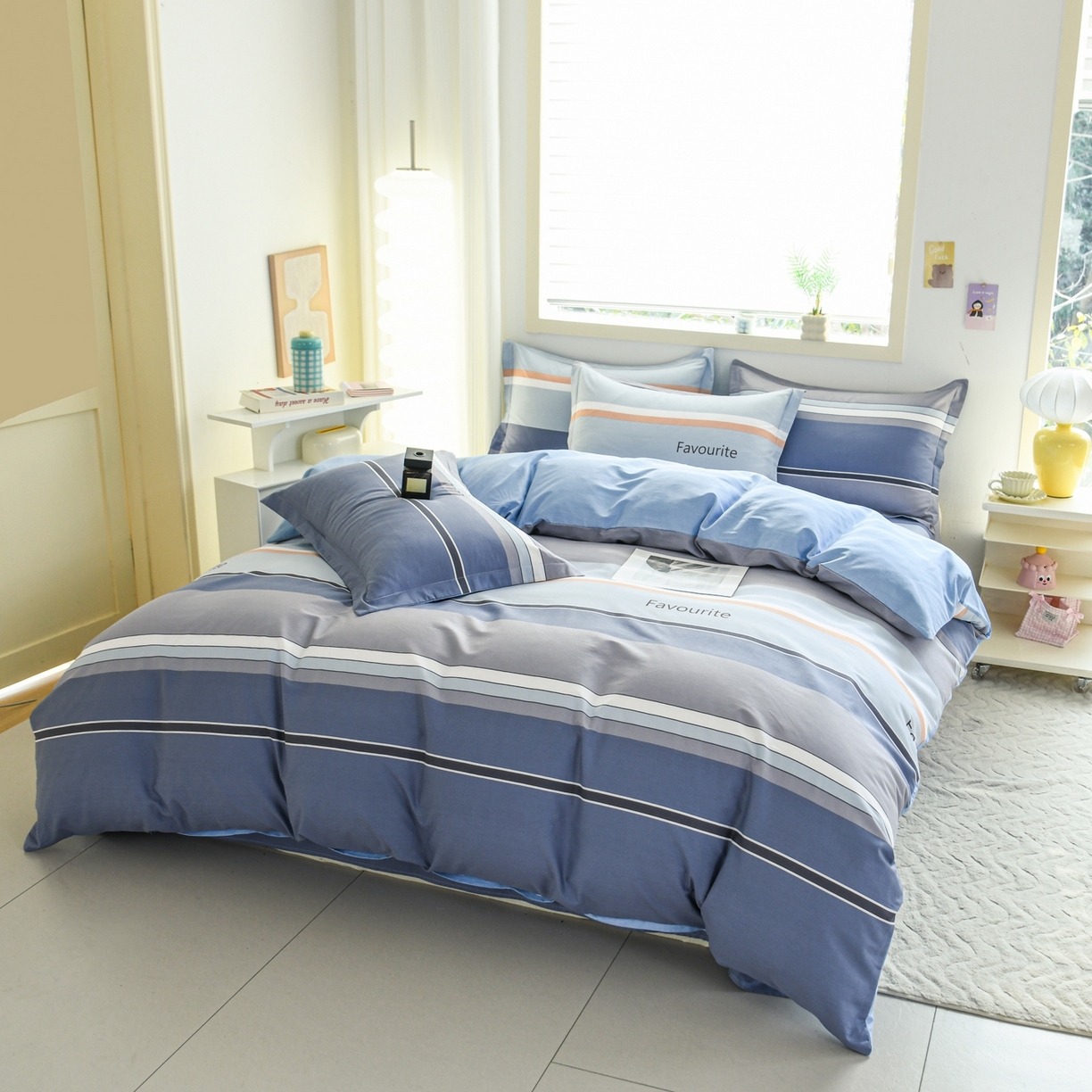 91家纺网 家纺一手货源 找家纺 缘舒家纺 2026新款全棉纯棉印花四件套 序章