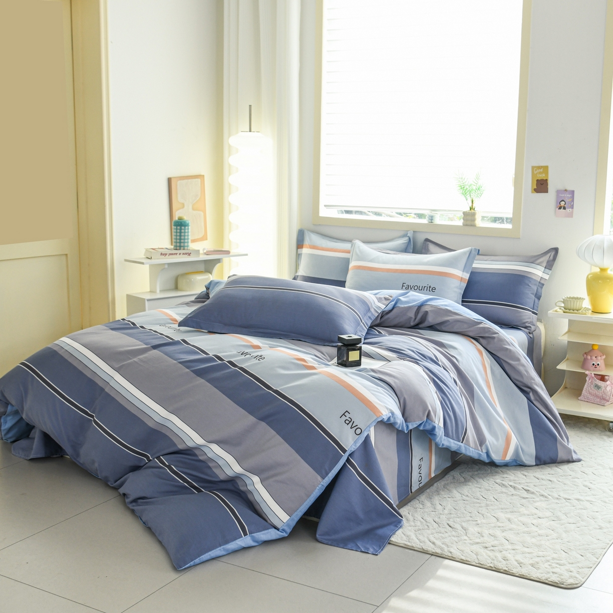 91家纺网 家纺一手货源 找家纺 缘舒家纺 2026新款全棉纯棉印花四件套 序章