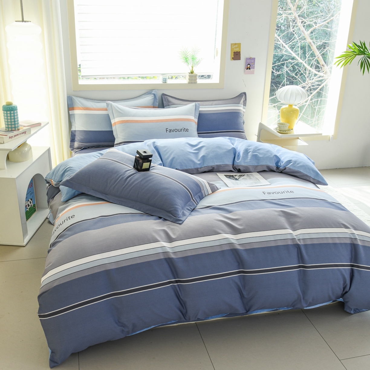 91家纺网 家纺一手货源 找家纺 缘舒家纺 2026新款全棉纯棉印花四件套 序章