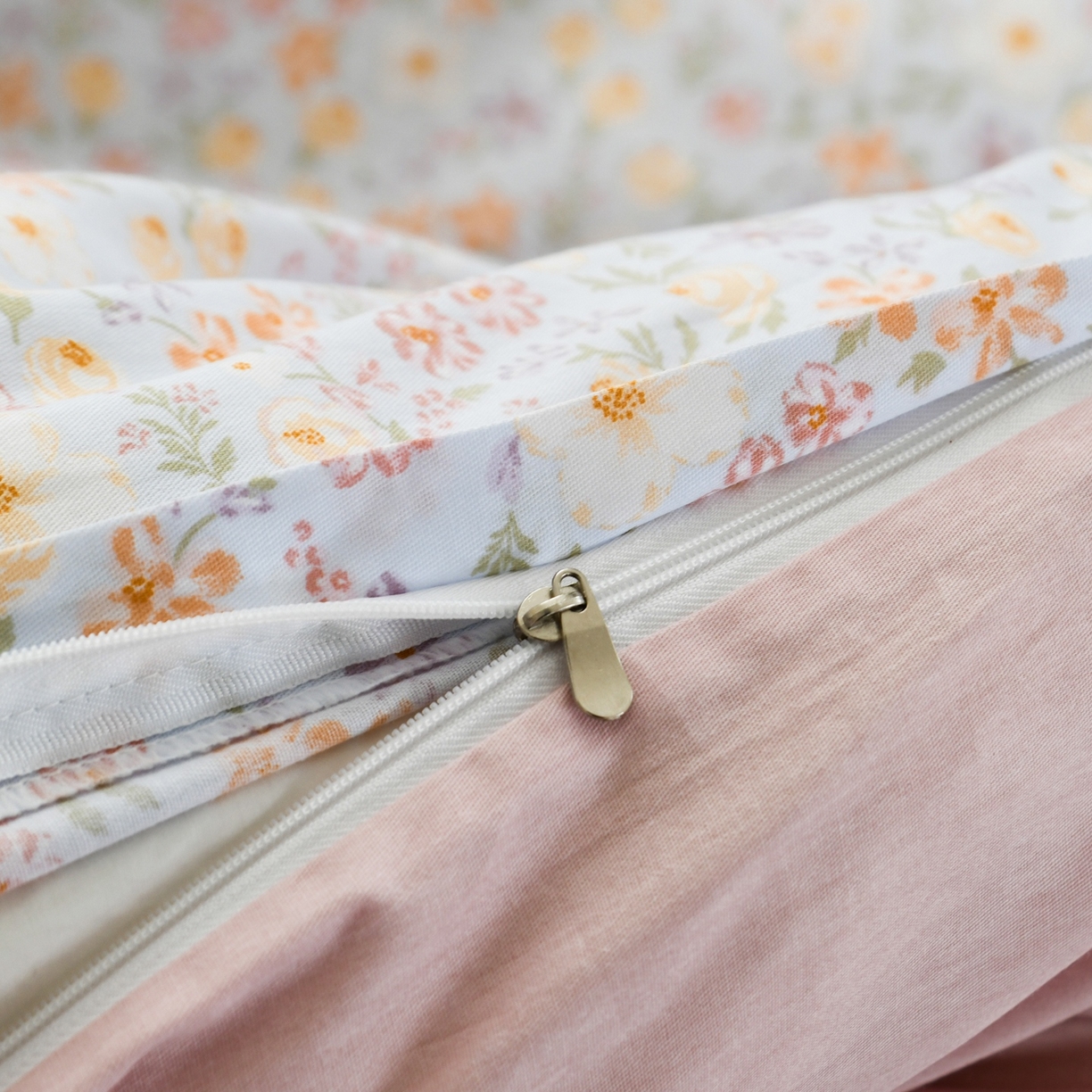 91家纺网 家纺一手货源 找家纺 缘舒家纺 2026新款全棉纯棉印花四件套 樱芝