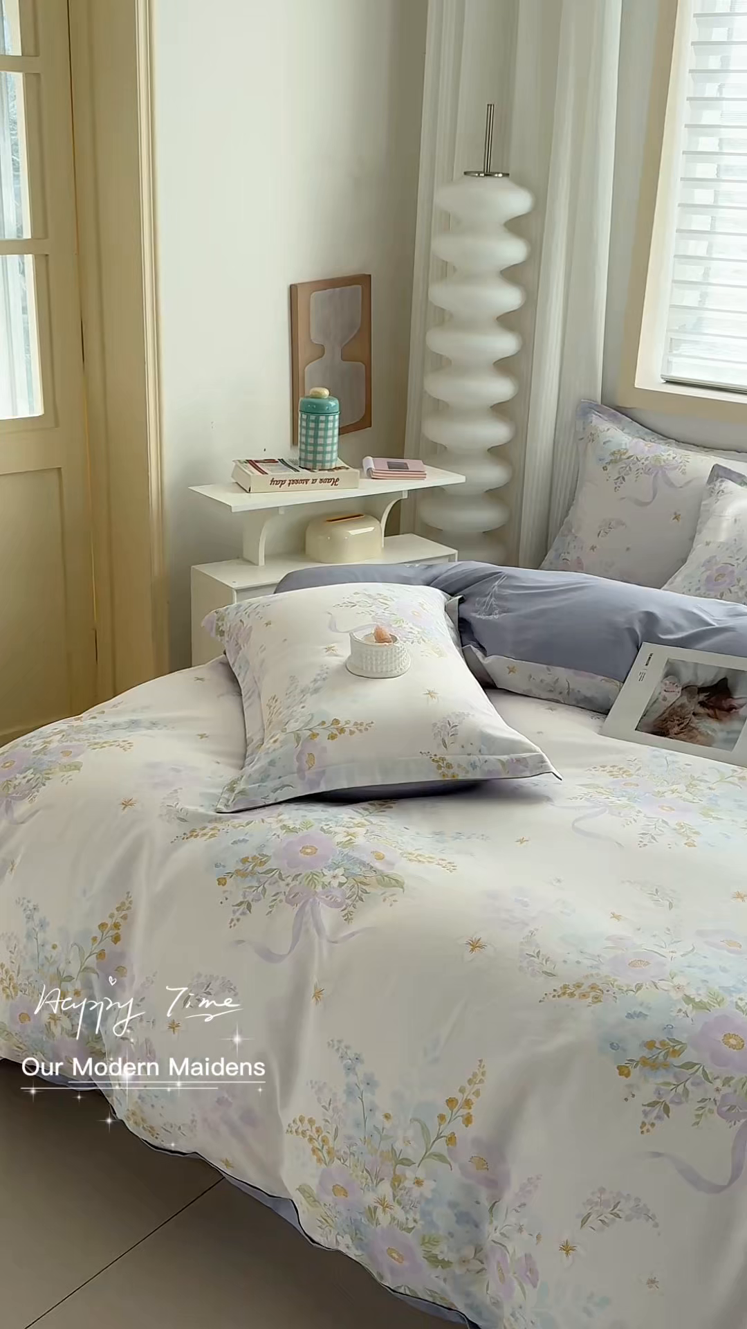 91家纺网 家纺一手货源 找家纺 缘舒家纺 2026新款全棉纯棉印花四件套 悠悠仙境