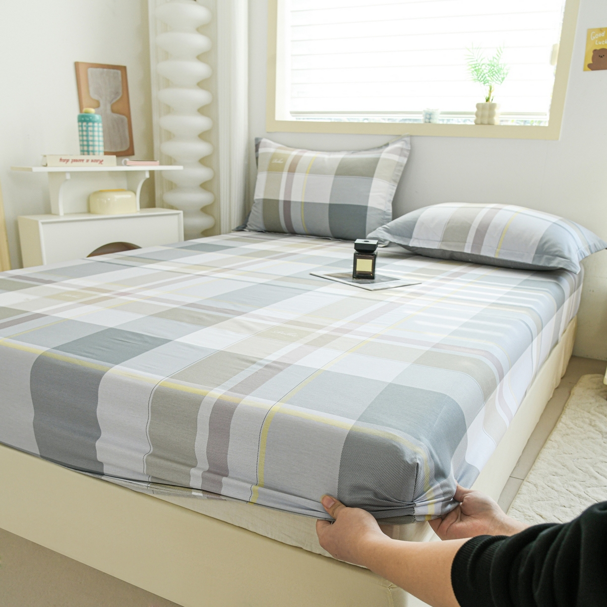 91家纺网 家纺一手货源 找家纺 （总）缘舒家纺 2026新款全棉纯棉印花单床笠床笠单件