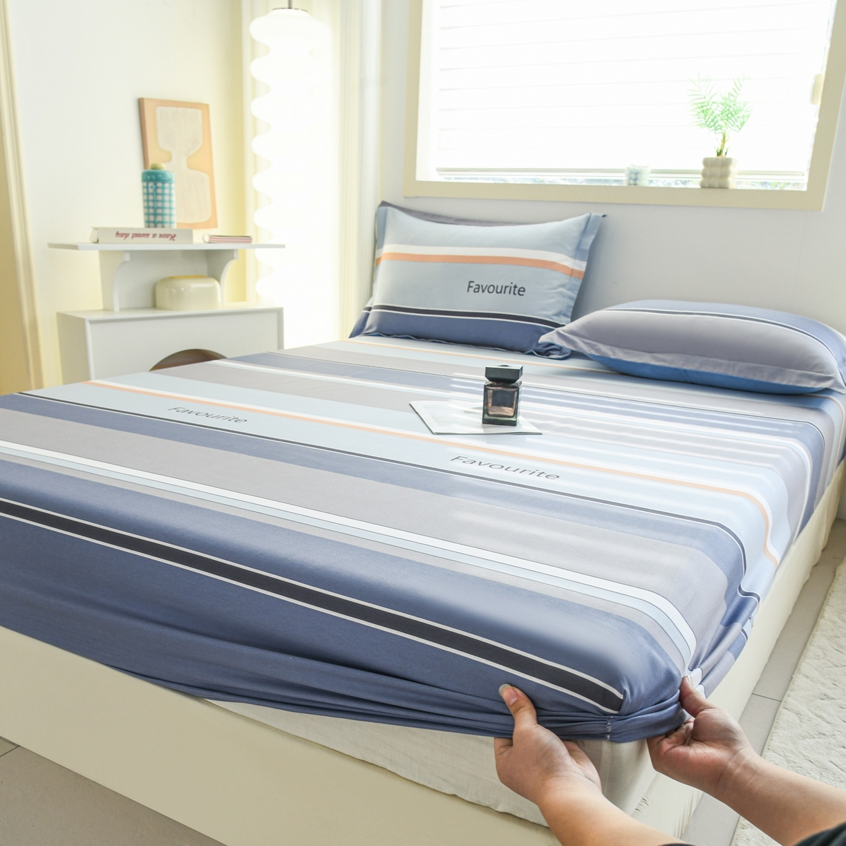 91家纺网 家纺一手货源 找家纺 （总）缘舒家纺 2026新款全棉纯棉印花单床笠床笠单件