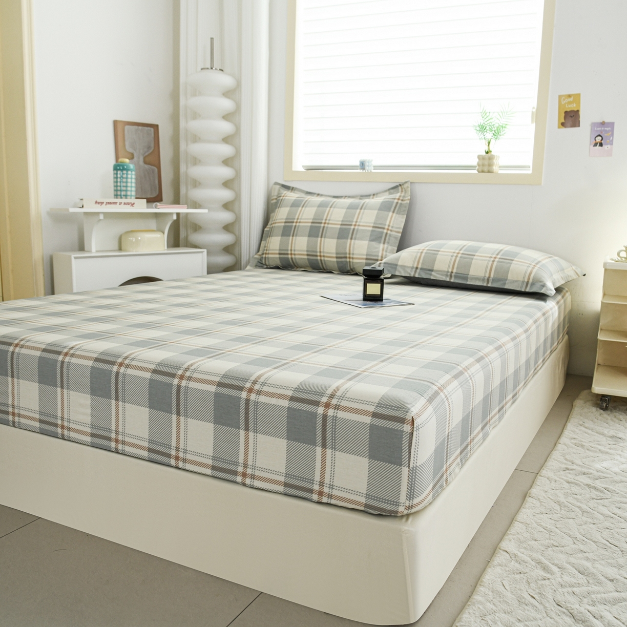 91家纺网 家纺一手货源 找家纺 缘舒家纺 2026新款全棉纯棉印花单床笠床笠单件 柏拉格