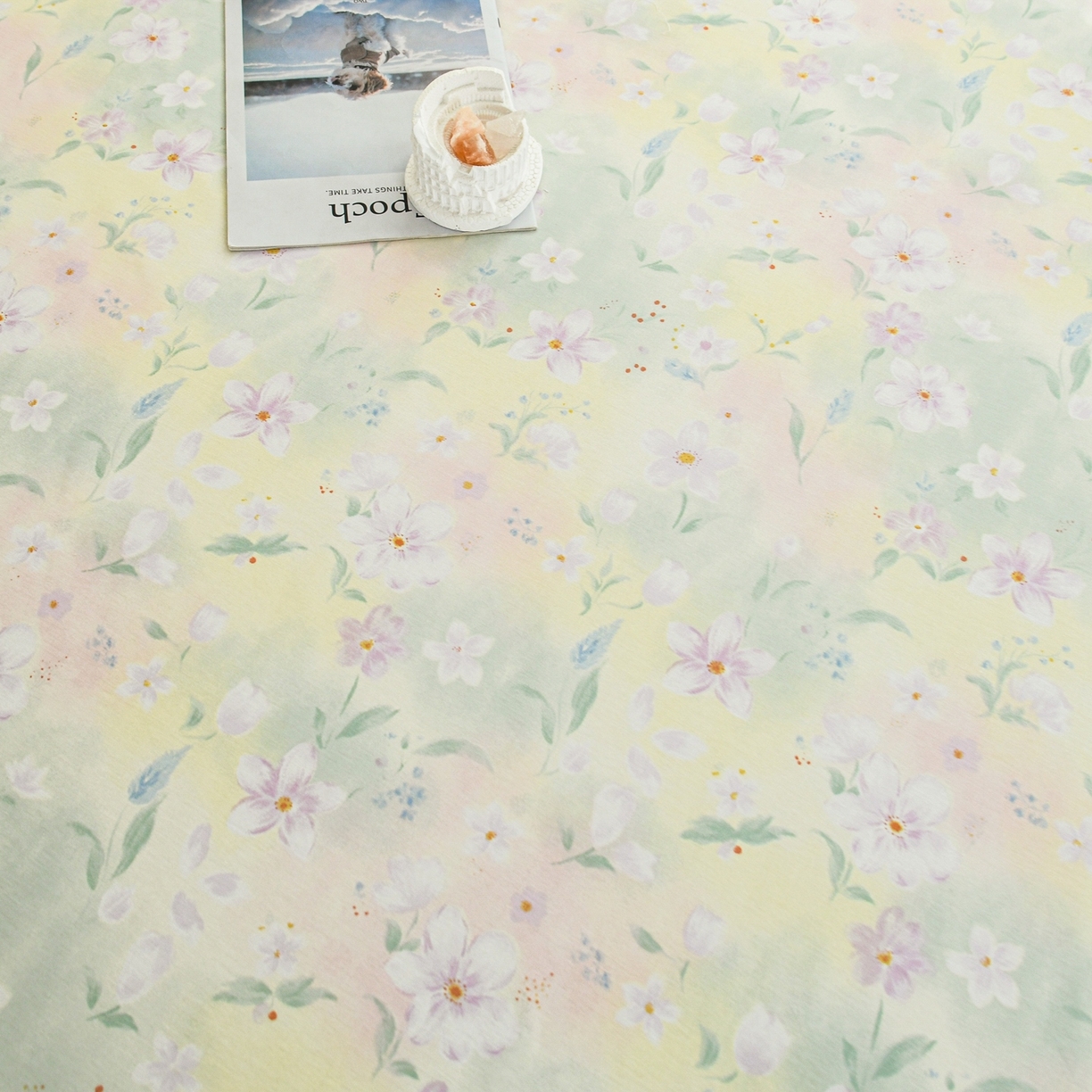 91家纺网 家纺一手货源 找家纺 缘舒家纺 2026新款全棉纯棉印花单床笠床笠单件 风堇