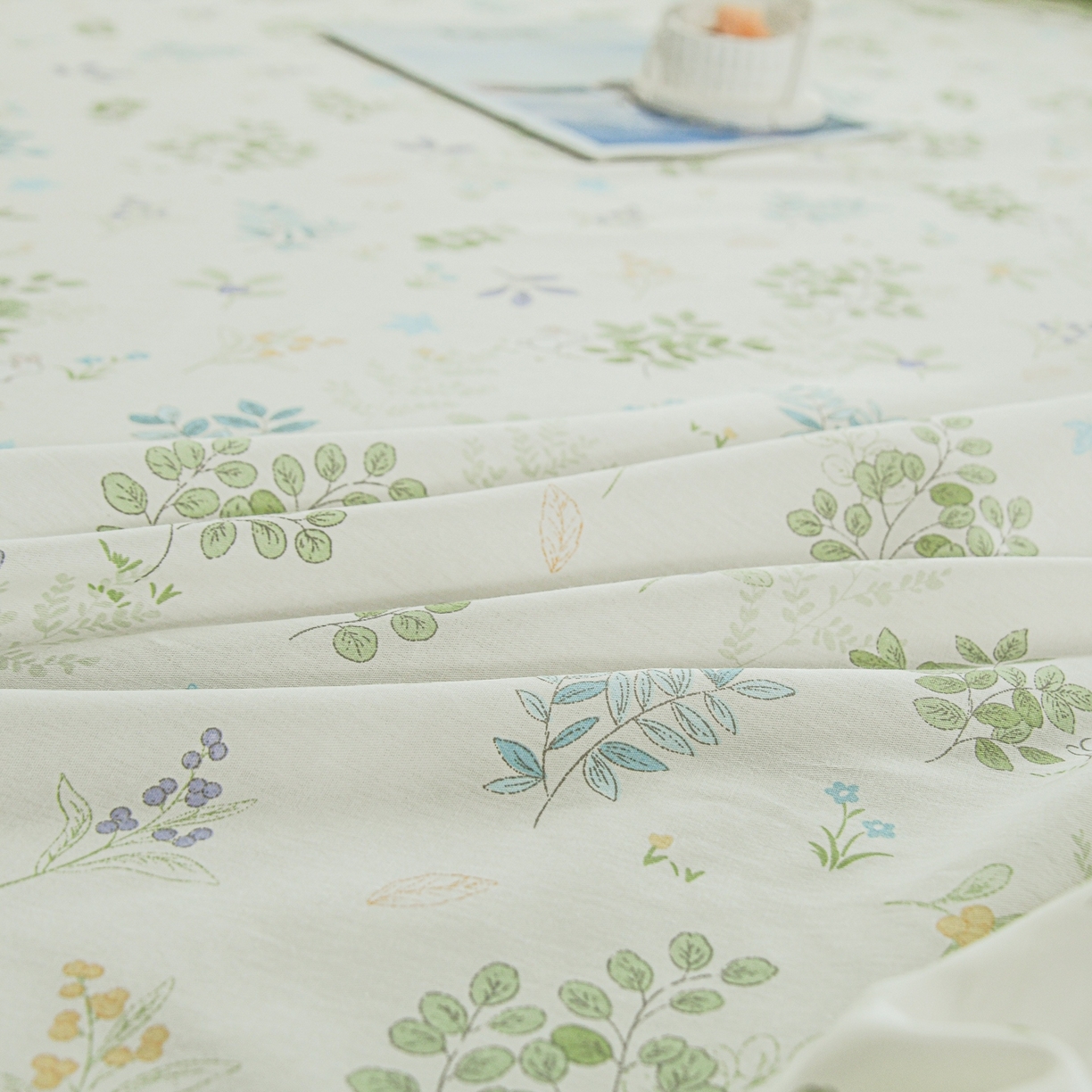 91家纺网 家纺一手货源 找家纺 缘舒家纺 2026新款全棉纯棉印花单床笠床笠单件 花丛小艺