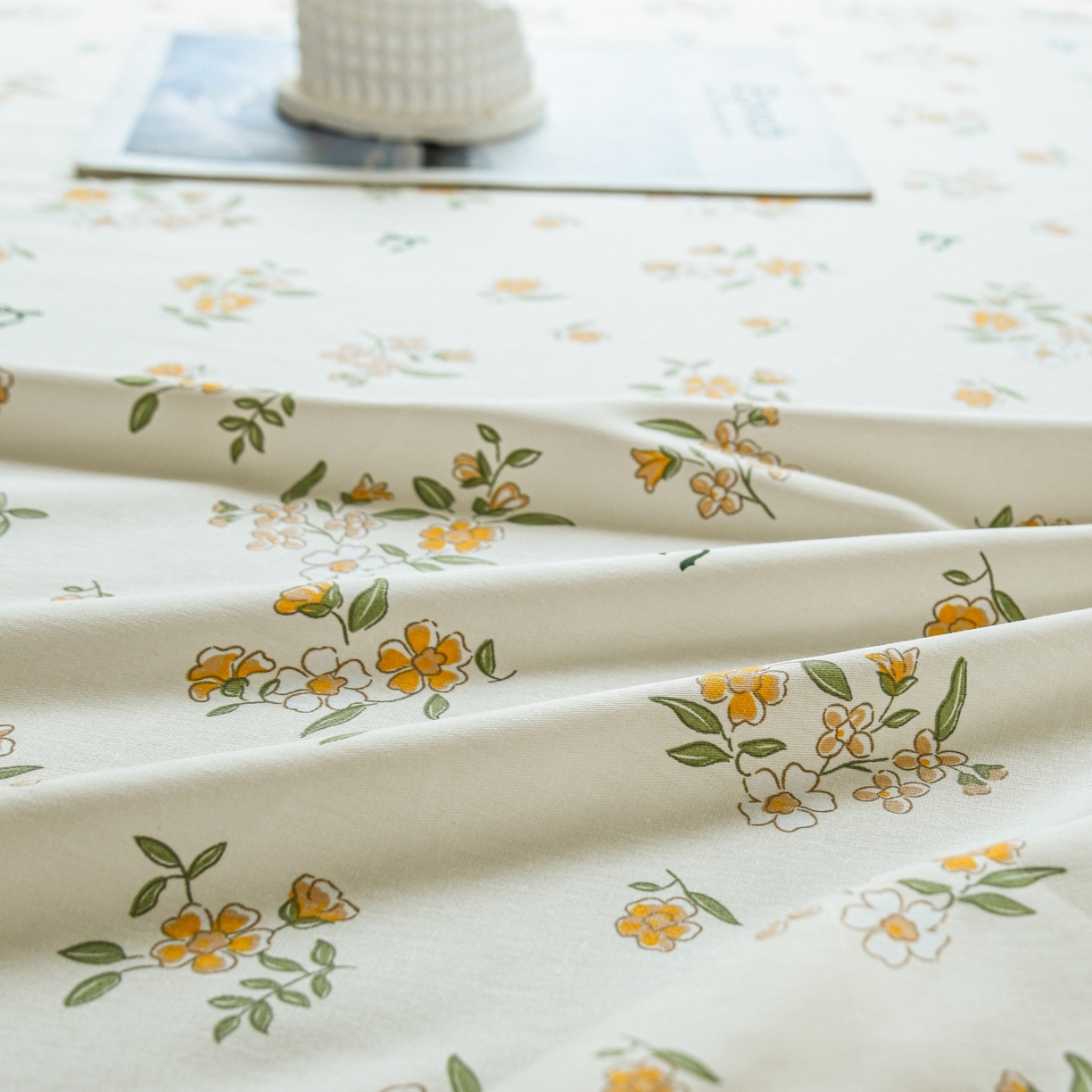 91家纺网 家纺一手货源 找家纺 缘舒家纺 2026新款全棉纯棉印花单床笠床笠单件 花叙