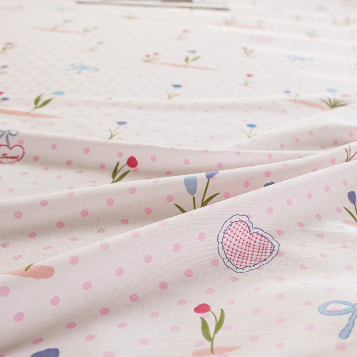 91家纺网 家纺一手货源 找家纺 缘舒家纺 2026新款全棉纯棉印花单床笠床笠单件 软萌芽芽