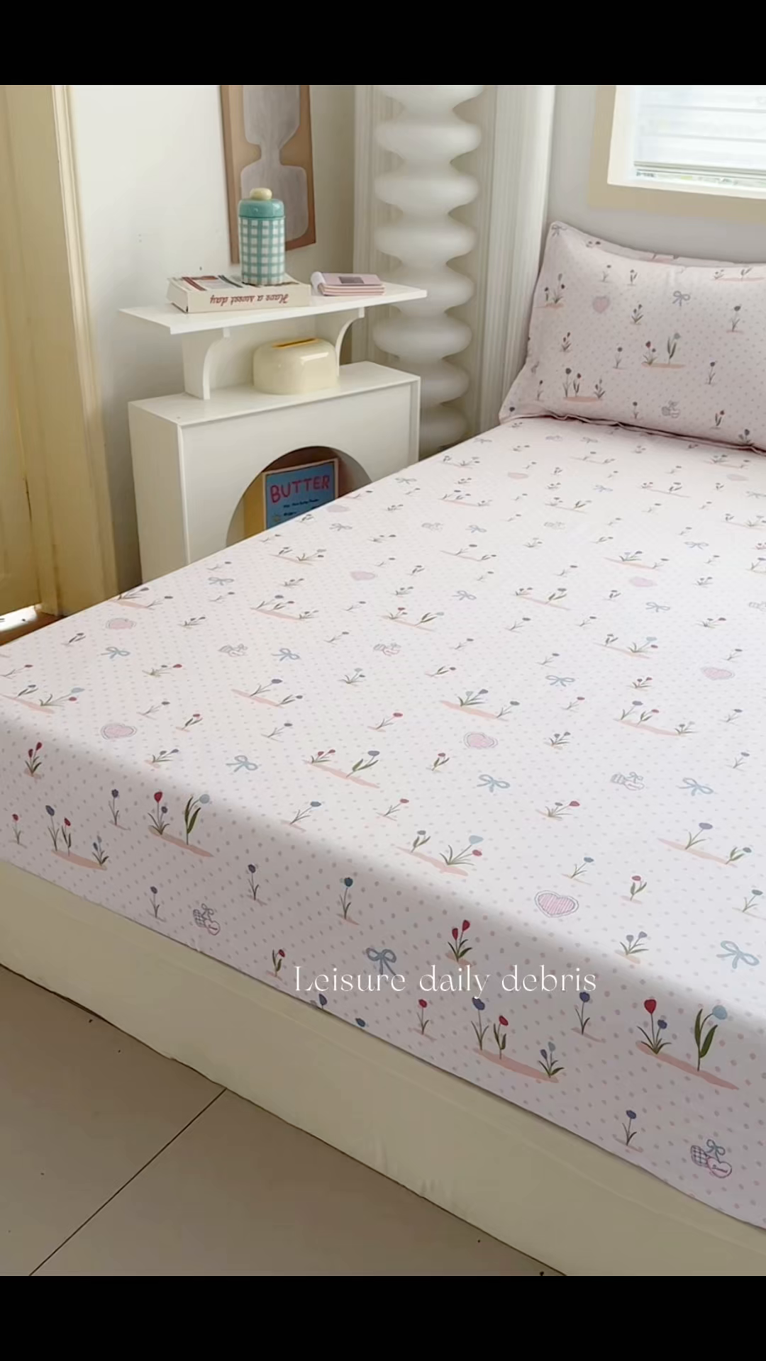 91家纺网 家纺一手货源 找家纺 缘舒家纺 2026新款全棉纯棉印花单床笠床笠单件 软萌芽芽