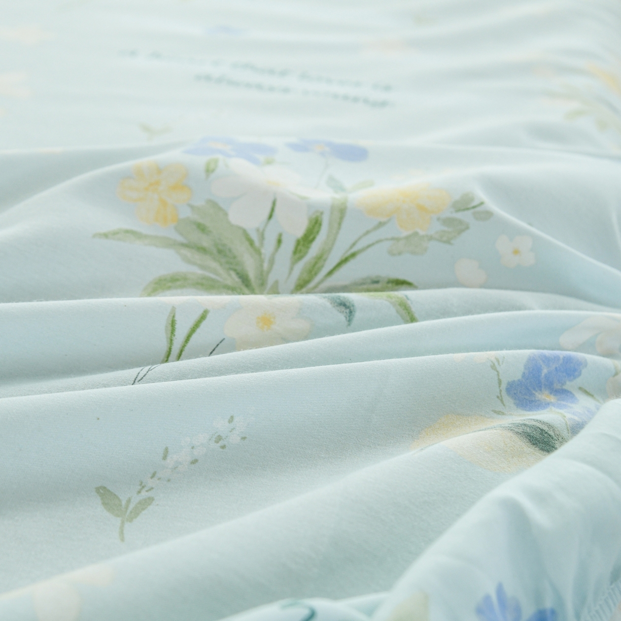 91家纺网 家纺一手货源 找家纺 缘舒家纺 2026新款全棉纯棉印花单床笠床笠单件 雾莲