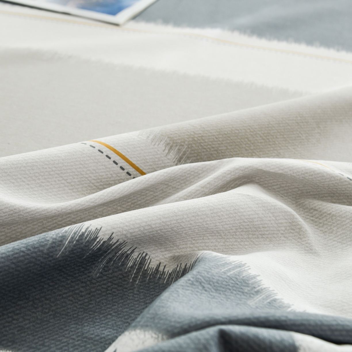 91家纺网 家纺一手货源 找家纺 缘舒家纺 2026新款全棉纯棉印花单床笠床笠单件 星辰大海