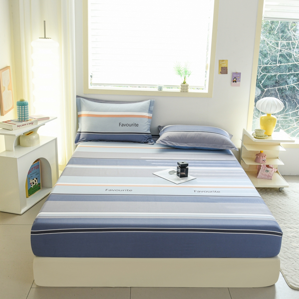 91家纺网 家纺一手货源 找家纺 缘舒家纺 2026新款全棉纯棉印花单床笠床笠单件 序章