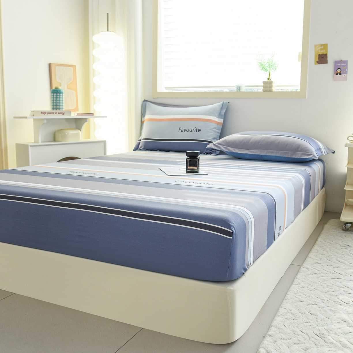 91家纺网 家纺一手货源 找家纺 缘舒家纺 2026新款全棉纯棉印花单床笠床笠单件 序章