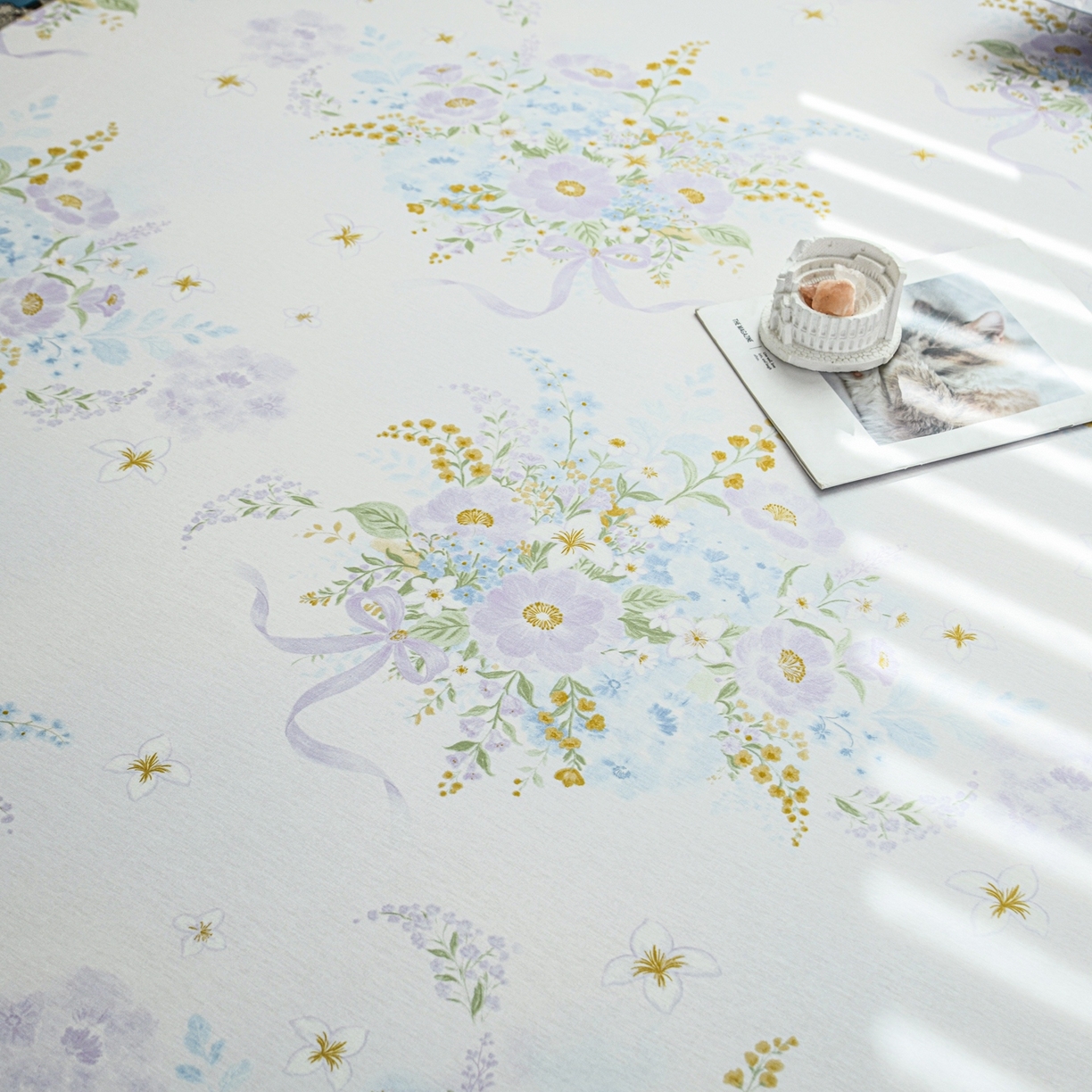 91家纺网 家纺一手货源 找家纺 缘舒家纺 2026新款全棉纯棉印花单床笠床笠单件 悠悠仙境