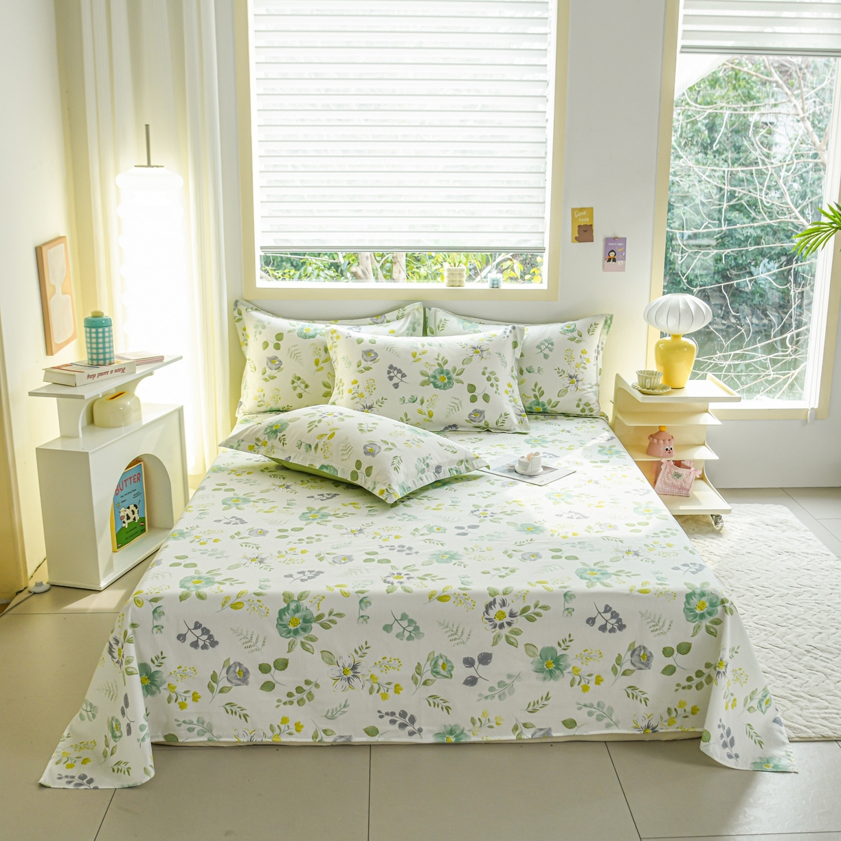 91家纺网 家纺一手货源 找家纺 （总）缘舒家纺 2026新款全棉纯棉印花单床单床单单件