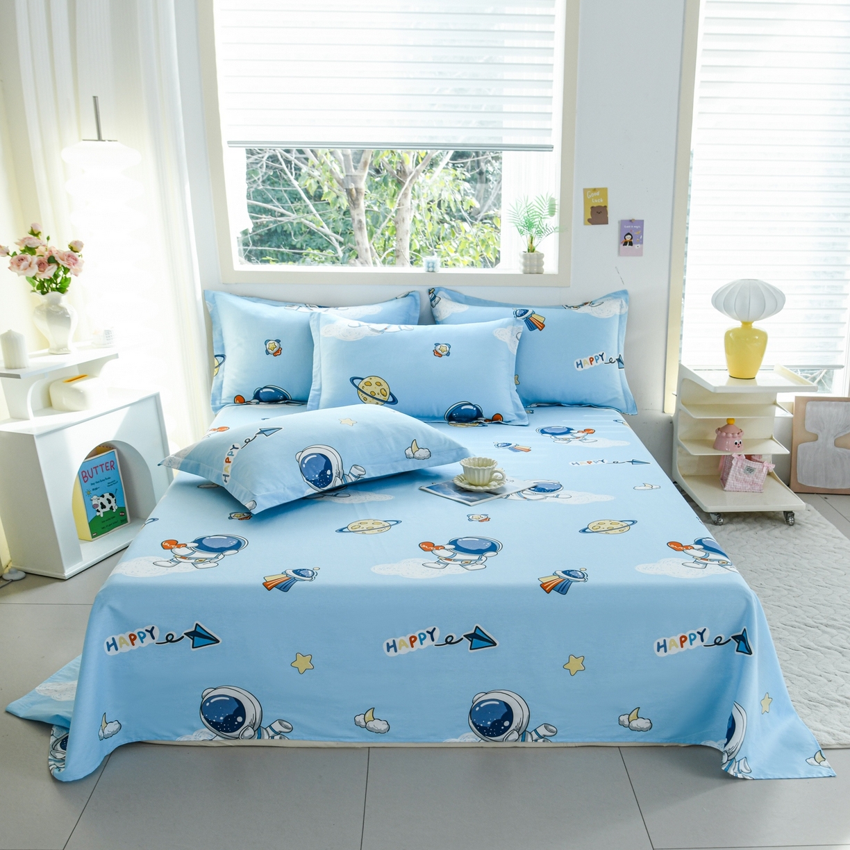 91家纺网 家纺一手货源 找家纺 （总）缘舒家纺 2026新款全棉纯棉印花单床单床单单件