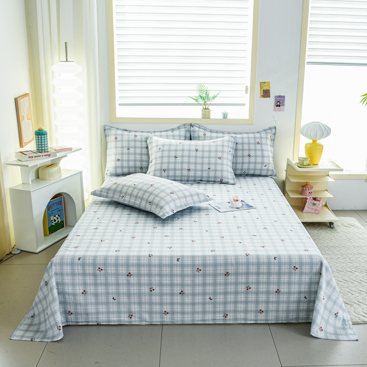 91家纺网 家纺一手货源 找家纺 （总）缘舒家纺 2026新款全棉纯棉印花单床单床单单件