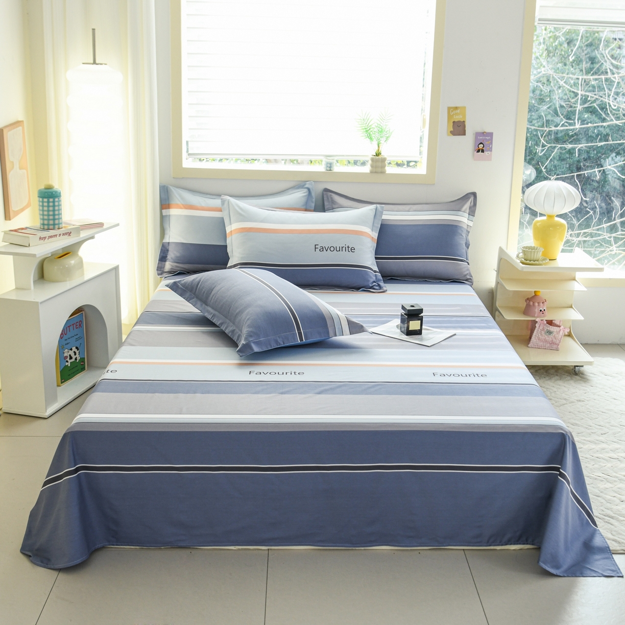 91家纺网 家纺一手货源 找家纺 （总）缘舒家纺 2026新款全棉纯棉印花单床单床单单件