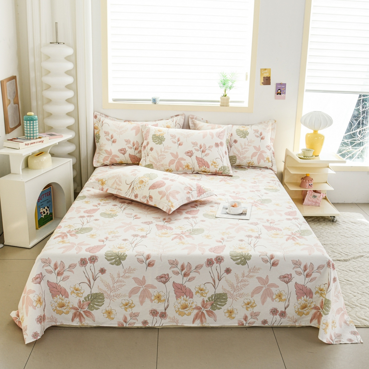 91家纺网 家纺一手货源 找家纺 （总）缘舒家纺 2026新款全棉纯棉印花单床单床单单件