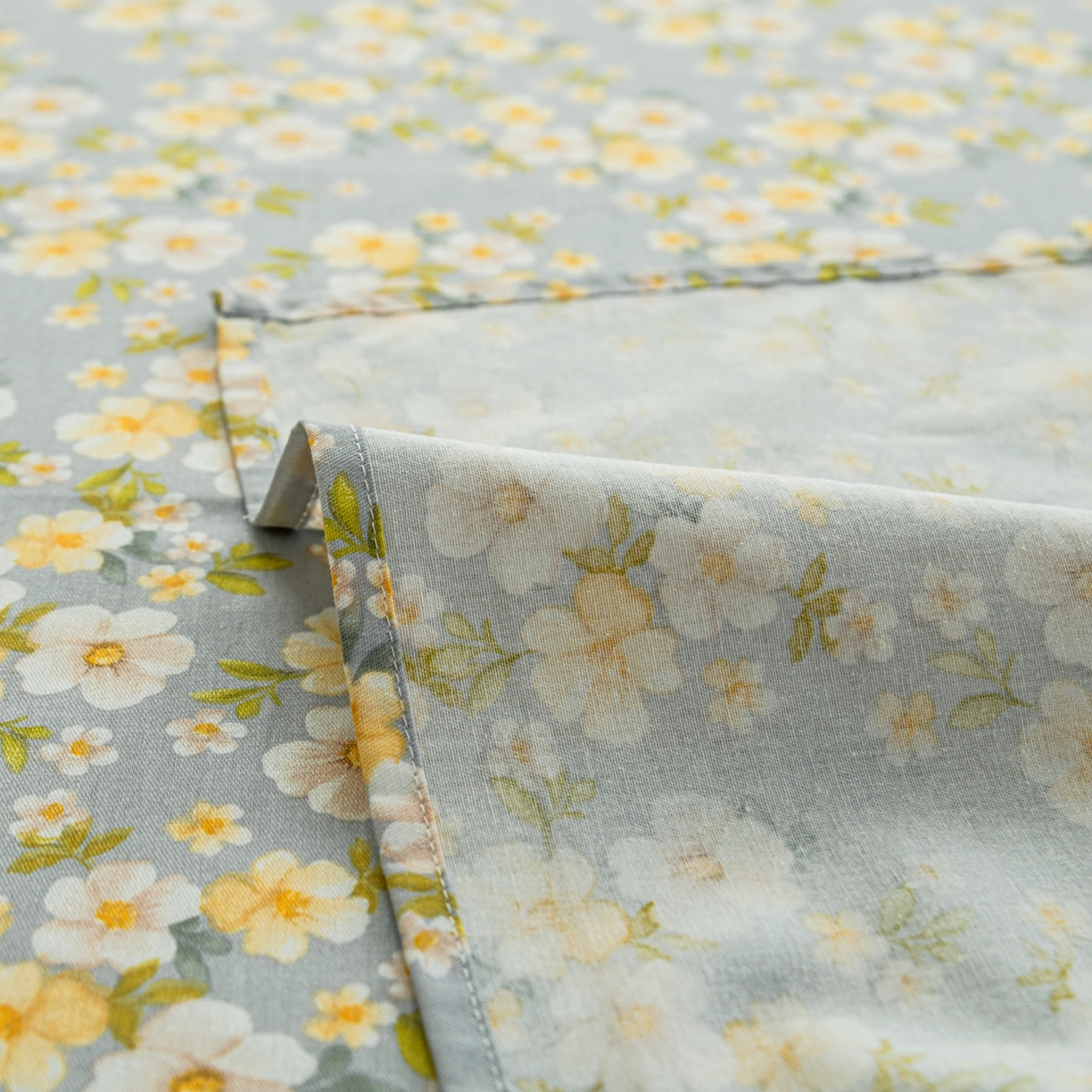 91家纺网 家纺一手货源 找家纺 缘舒家纺 2026新款全棉纯棉印花单床单床单单件 繁花