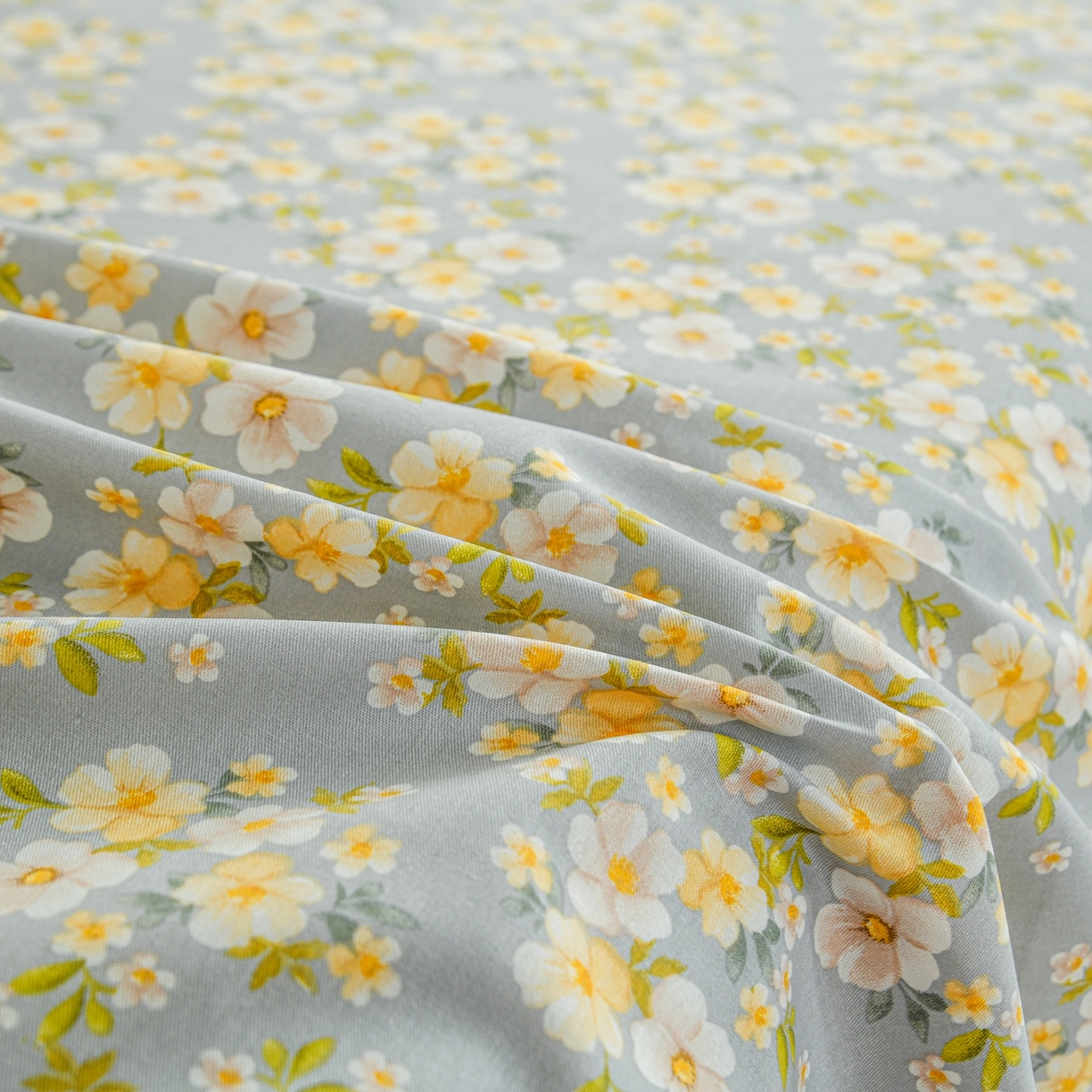 91家纺网 家纺一手货源 找家纺 缘舒家纺 2026新款全棉纯棉印花单床单床单单件 繁花