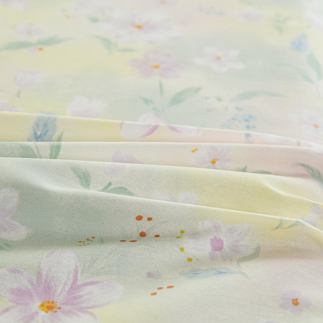 91家纺网 家纺一手货源 找家纺 缘舒家纺 2026新款全棉纯棉印花单床单床单单件 风堇