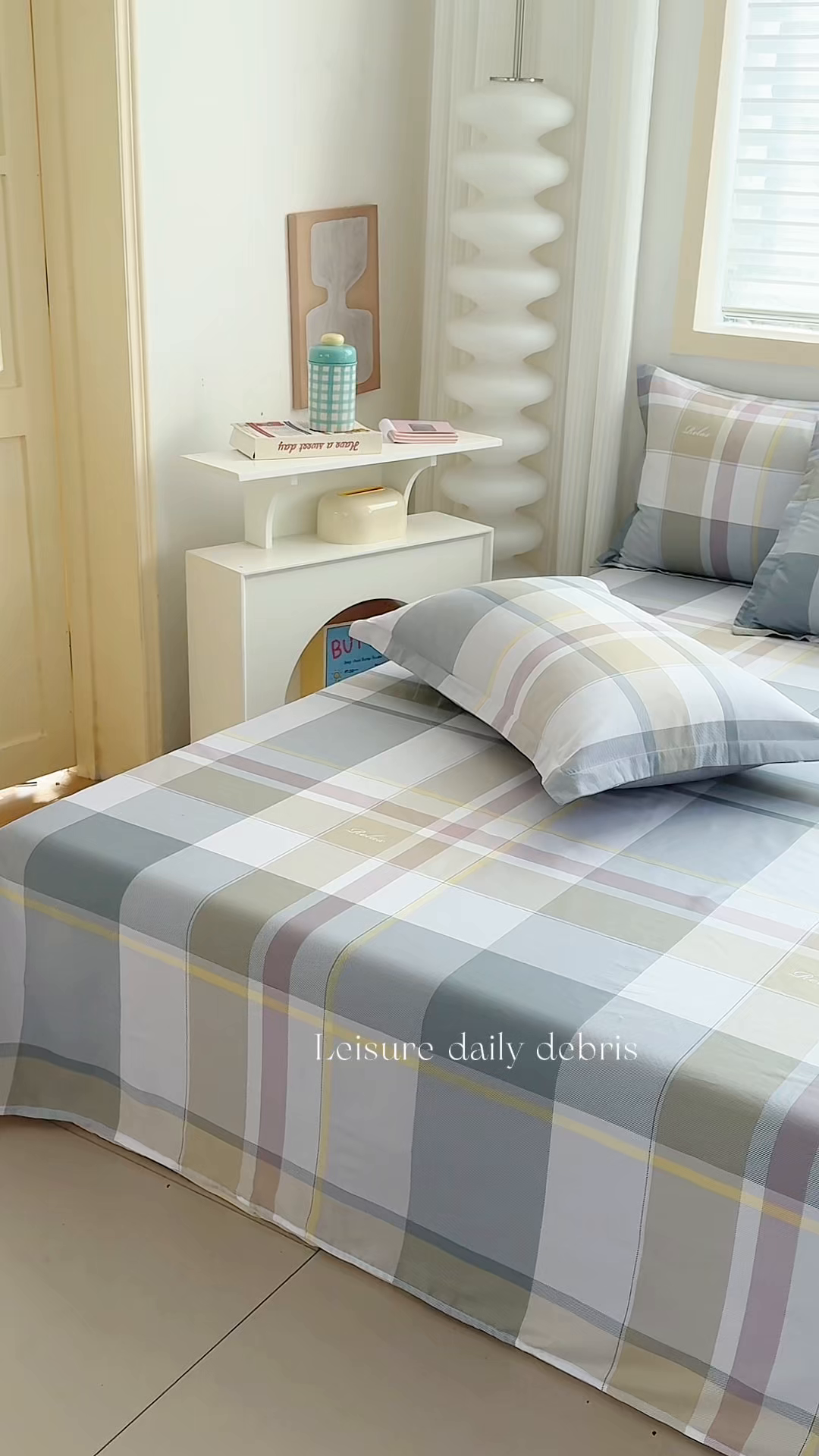 91家纺网 家纺一手货源 找家纺 缘舒家纺 2026新款全棉纯棉印花单床单床单单件 格韵