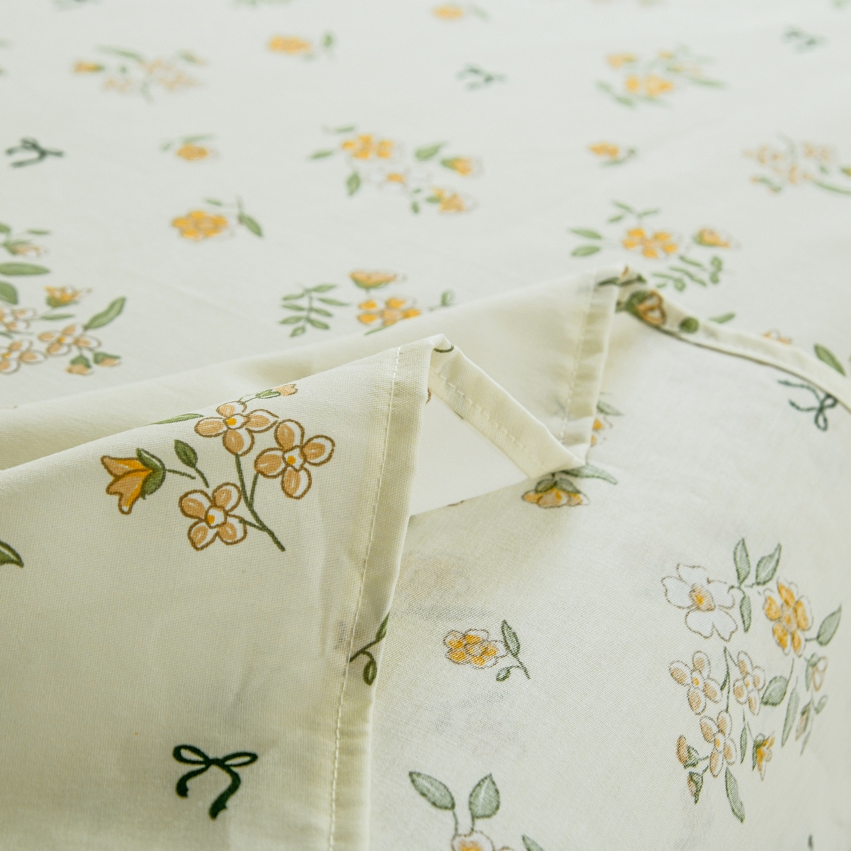 91家纺网 家纺一手货源 找家纺 缘舒家纺 2026新款全棉纯棉印花单床单床单单件 花叙