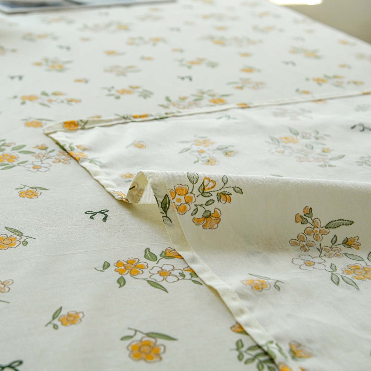 91家纺网 家纺一手货源 找家纺 缘舒家纺 2026新款全棉纯棉印花单床单床单单件 花叙