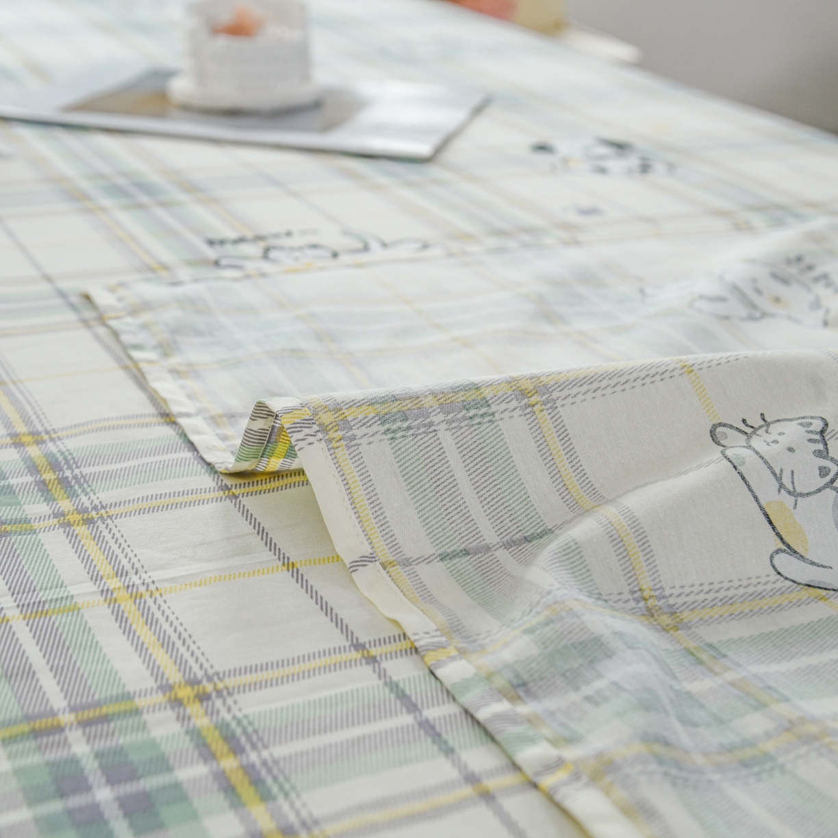 91家纺网 家纺一手货源 找家纺 缘舒家纺 2026新款全棉纯棉印花单床单床单单件 酷乐爱宠