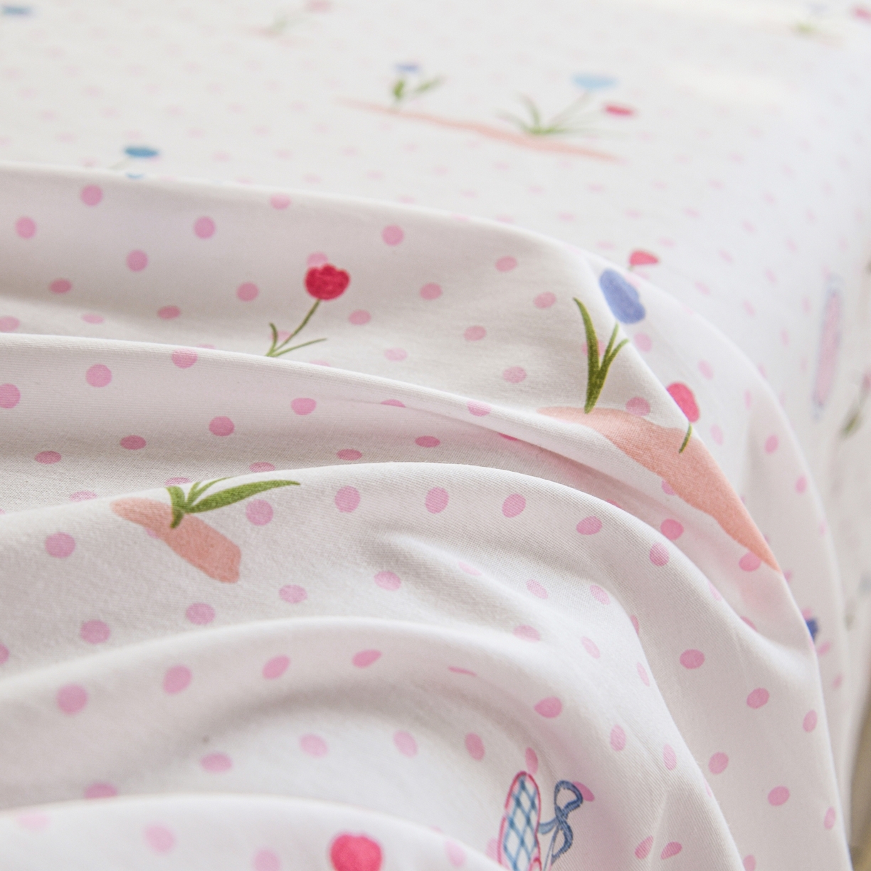 91家纺网 家纺一手货源 找家纺 缘舒家纺 2026新款全棉纯棉印花单床单床单单件 软萌芽芽