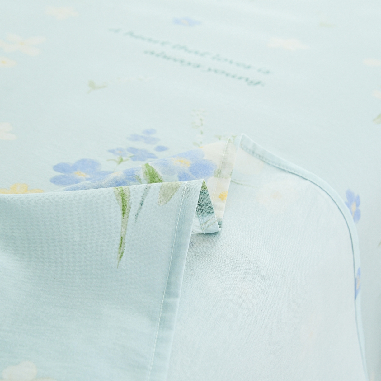 91家纺网 家纺一手货源 找家纺 缘舒家纺 2026新款全棉纯棉印花单床单床单单件 雾莲