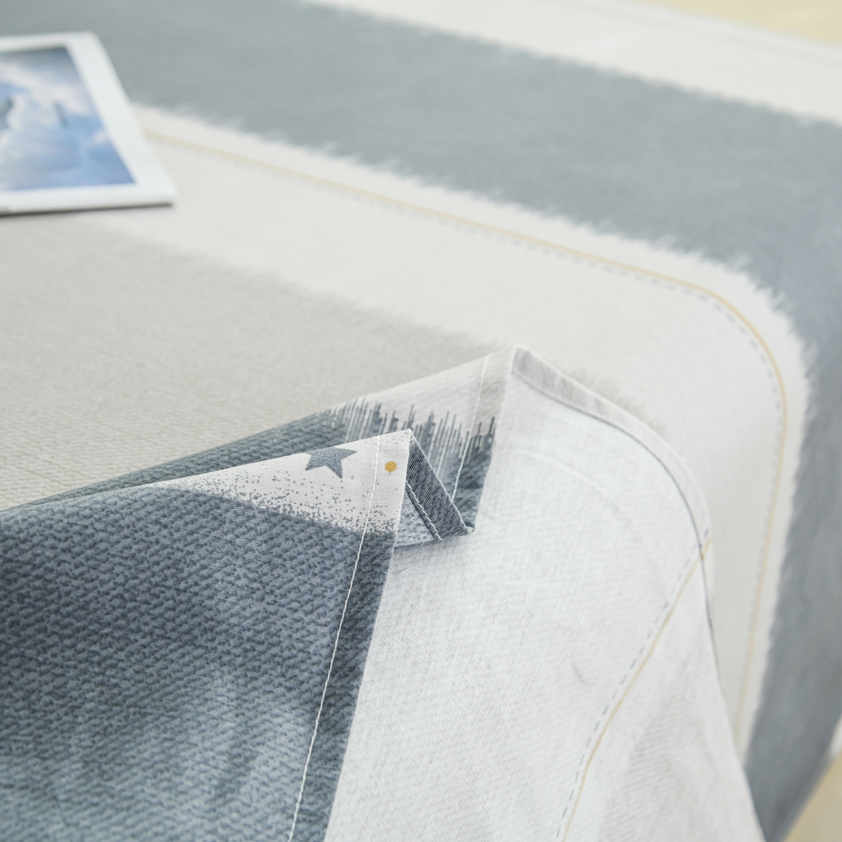 91家纺网 家纺一手货源 找家纺 缘舒家纺 2026新款全棉纯棉印花单床单床单单件 星辰大海