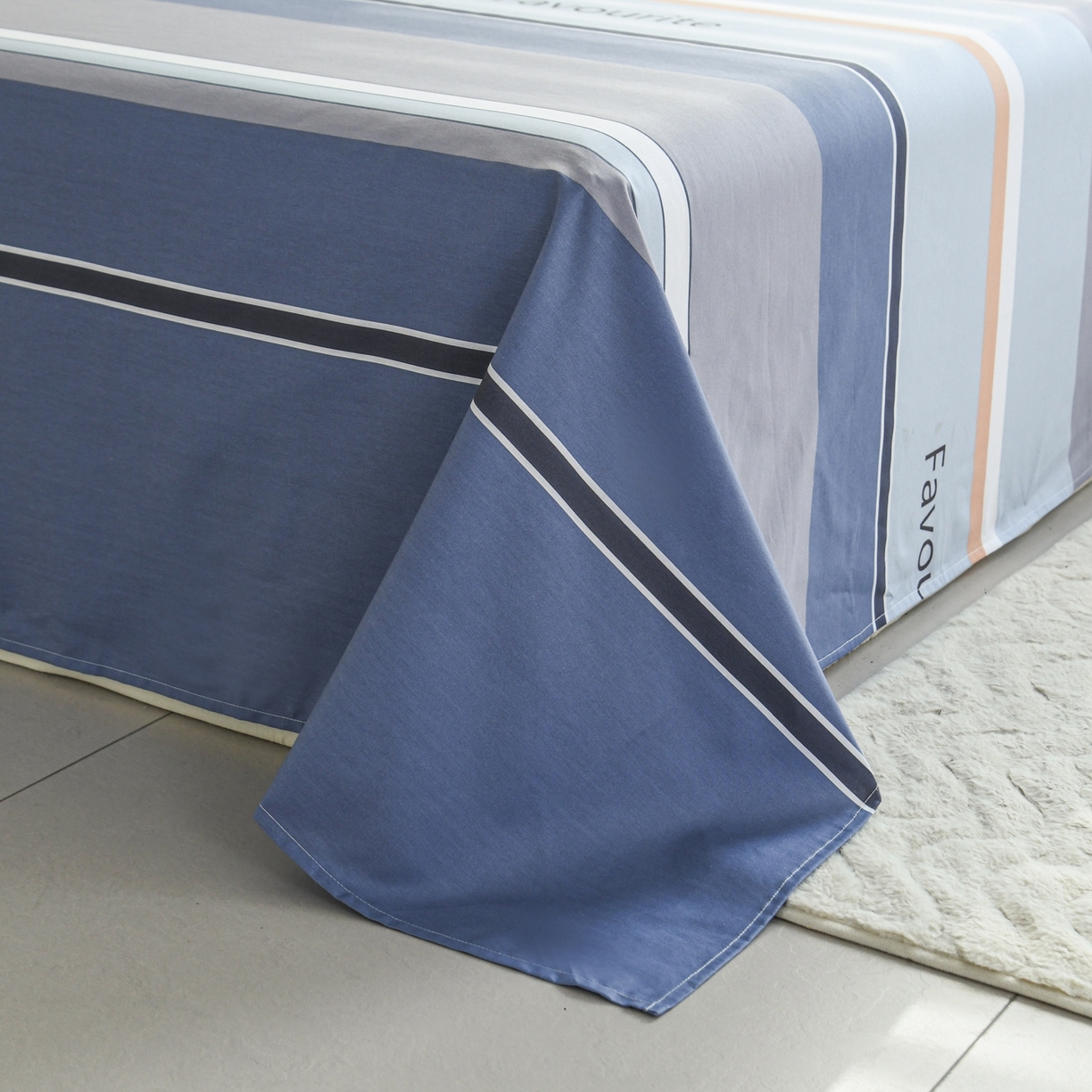 91家纺网 家纺一手货源 找家纺 缘舒家纺 2026新款全棉纯棉印花单床单床单单件 序章