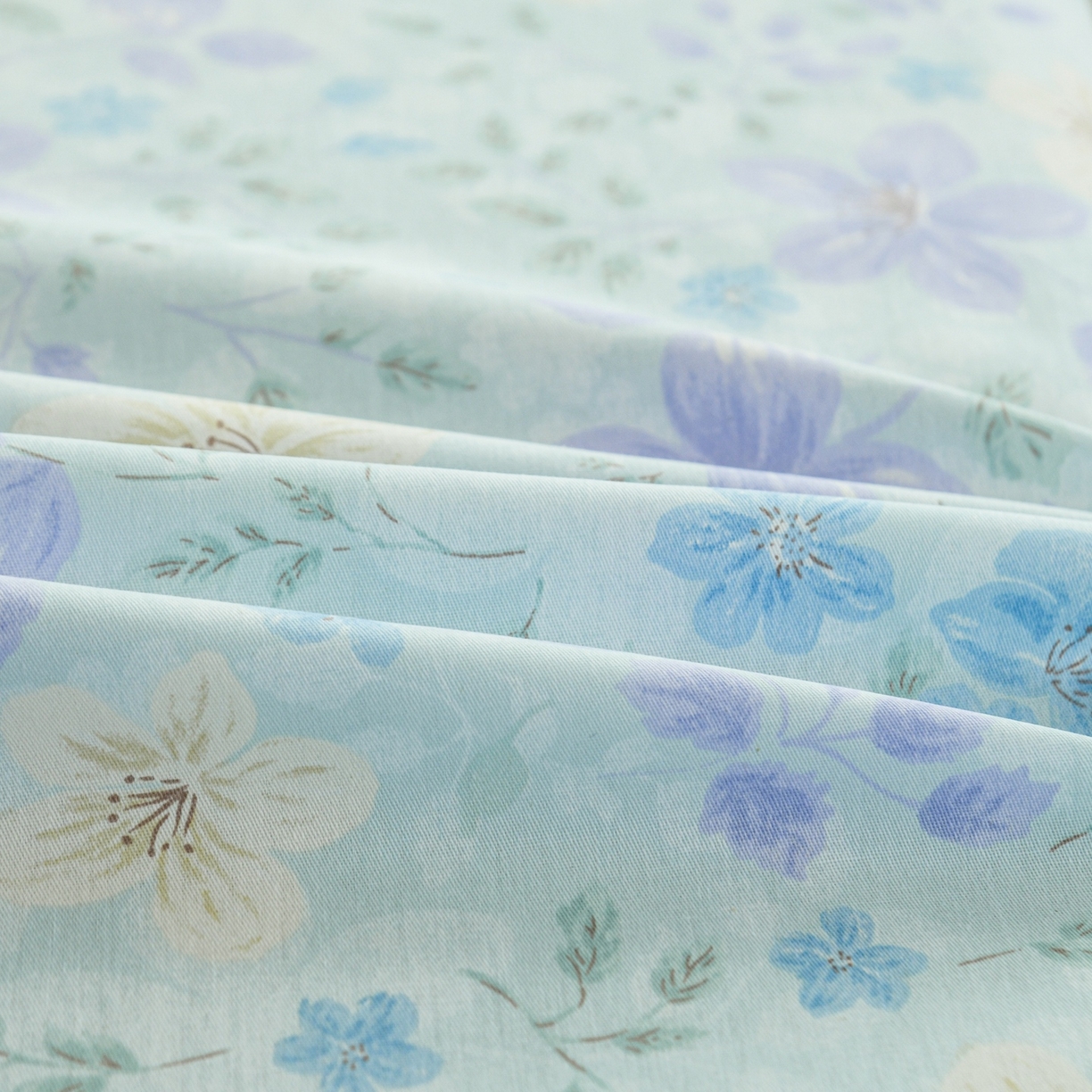 91家纺网 家纺一手货源 找家纺 缘舒家纺 2026新款全棉纯棉印花单床单床单单件 月泱