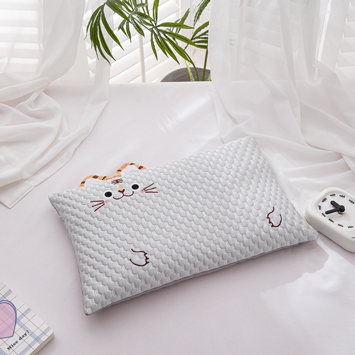 91家纺网 家纺一手货源 找家纺 （总）仁宇枕业 2026新款0-6-12婴幼儿枕头冰爽凉豆豆虎头荞麦枕儿童学生枕头枕芯