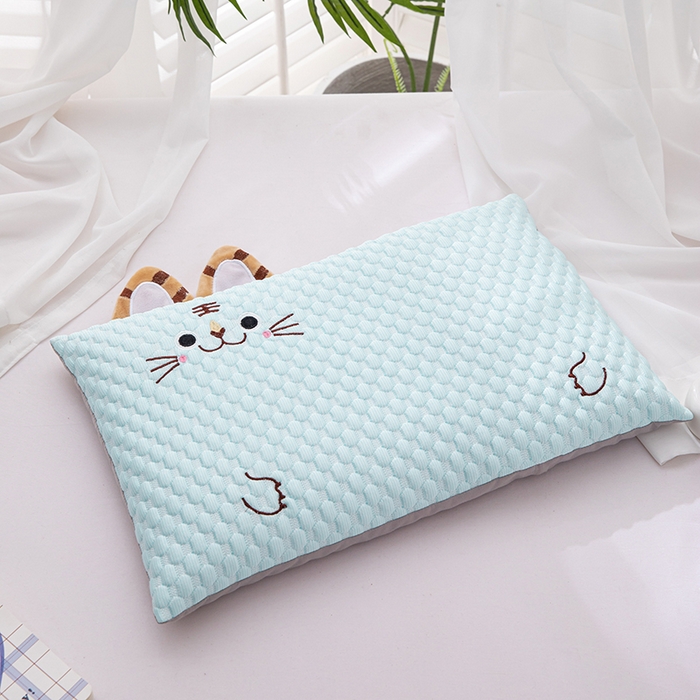 91家纺网 家纺一手货源 找家纺 （总）仁宇枕业 2026新款0-6-12婴幼儿枕头冰爽凉豆豆虎头荞麦枕儿童学生枕头枕芯