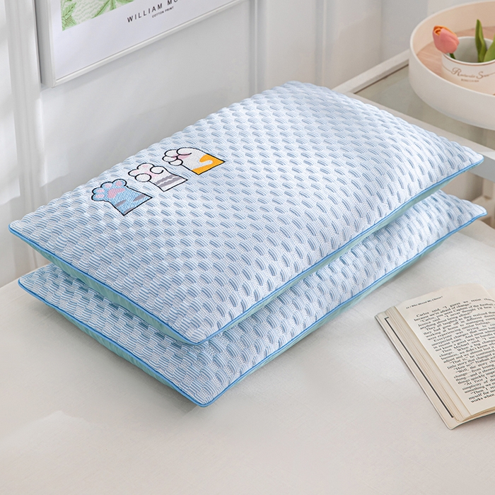 91家纺网 家纺一手货源 找家纺 （总）仁宇枕业 2026新款0-6-12婴幼儿枕头冰爽凉豆豆虎头荞麦枕儿童学生枕头枕芯