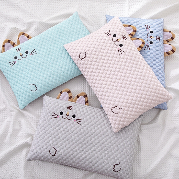 91家纺网 家纺一手货源 找家纺 （总）仁宇枕业 2026新款0-6-12婴幼儿枕头冰爽凉豆豆虎头荞麦枕儿童学生枕头枕芯