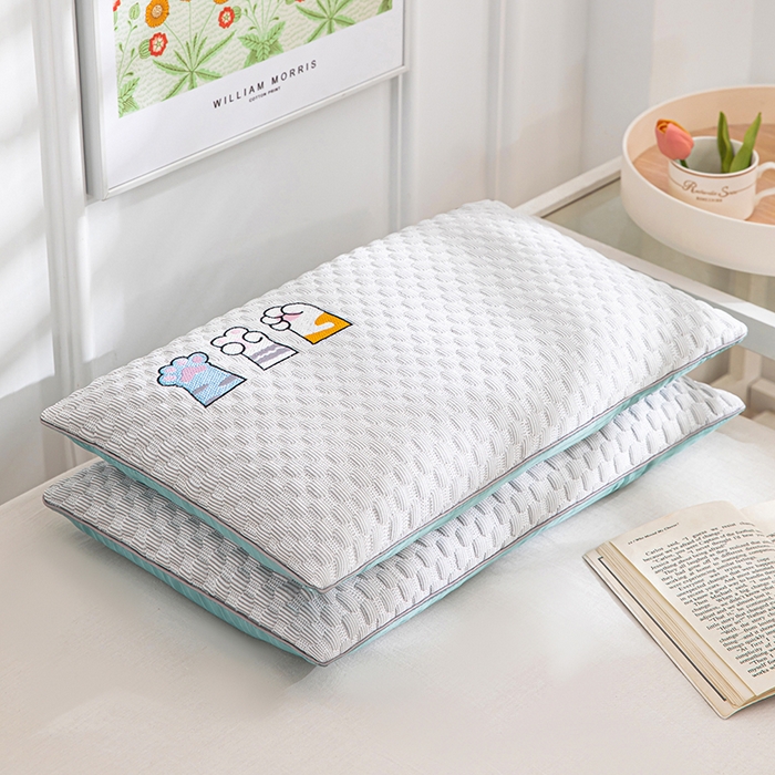 91家纺网 家纺一手货源 找家纺 （总）仁宇枕业 2026新款0-6-12婴幼儿枕头冰爽凉豆豆虎头荞麦枕儿童学生枕头枕芯